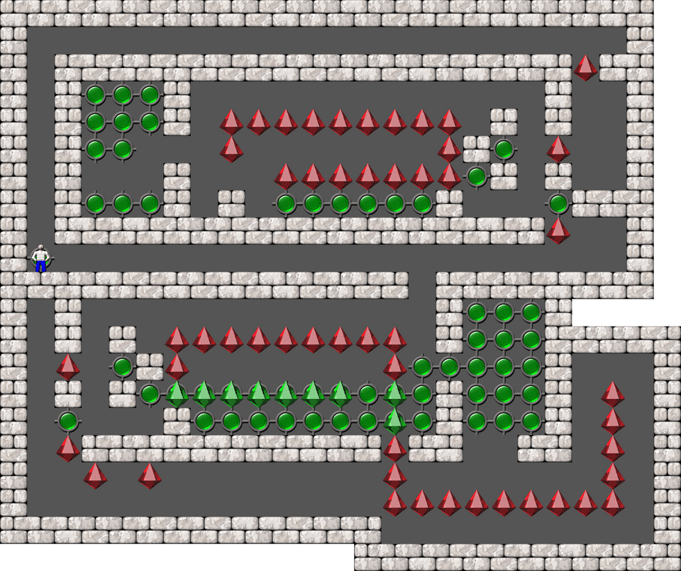 Sokoban Mass Remodel level 209